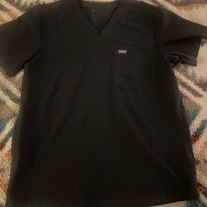 Size medium men's Figs scrub top black